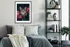 MuchoWow® Gerahmtes Poster Katze - Blumen - Blätter - Produktbild-Vorschau 2