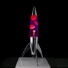 FISURA – Lila lavalampe "Rocket" met zwarte voet, paarse Productafbeelding-voorbeeld 7