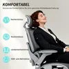HOMCOM Ergonomische bureaustoel, mesh-kantoorstoel met Productafbeelding-voorbeeld 4