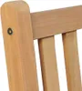 vidaXL Gartenstühle 6 Stk. mit Beigen Kissen Massivholz Produktbild-Vorschau 3