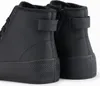 A close-up view of the back of two black high-top sneakers. Anteprima dell’immagine prodotto