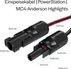 Close-up view of two electrical connectors with measurement callouts. Produktbild-Vorschau