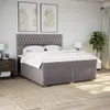 Boxspringbett mit Matratze Taupe 180x200 cm Stoff, Produktbild-Vorschau 4