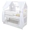 Baby-Delux Hausbett Kinderbett Gitterbett weiß 60x120 Produktbild-Vorschau 1