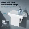 doporro Toilettenpapierhalter mit Ablage, Klopapierhalter Produktbild-Vorschau 4