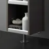 Drehbare Säule 198cm mit Regalen und Spiegel Produktbild-Vorschau 3