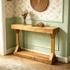 FATIVO Tavolo consolle lungo 120 cm – tavolo in legno con Anteprima dell’immagine prodotto 12