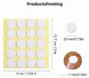 400 Stück Kerzendocht-Sticker, 20 mm, doppelseitig, selbstklebend Productafbeelding-voorbeeld