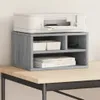 vidaXL Stojan na tlačiareň Grey Sonoma 40x32x22,5 cm Náhľad obrázku produktu 2