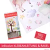 218 Wandtattoo Einhorn bunt - Größe 750 x 750 mm Produktbild-Vorschau 4