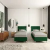 Hotelbett 80x200 cm - Grün - Polsterbett für Hotels und Produktbild-Vorschau 4