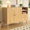 Merax Sideboard mit gewölbten Türen, Kommode mit 2 Produktbild-Vorschau 5