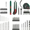 A collection of tools and accessories laid out on a white background. Produktbild-Vorschau