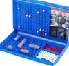 A blue Battleship game board with ship pieces and markers. Produktbild-Vorschau