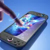 A finger touching the screen of a Nintendo Switch, with a game displayed on the screen. Produktbild-Vorschau