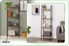 Regał ciemny brąz do salonu rustykalny BEGRYF 56x34x137 Podgląd zdjęcia produktu 4