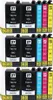 15 cartouches compatibles T27XL - 6 x noir, je 3 x cyan, Voir les images du produit 1