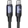 AdroitGoods Kábel USB C na USB C 100W - USB 3.0 - Opletený Náhľad obrázku produktu 1