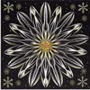 ARTland Glasbild Mandala - Eisblume Größe: 30x30 cm Produktbild-Vorschau 1
