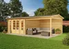 Alpholz Gartenhaus Freiburg-44 aus imprägniertem (Pinie) Produktbild-Vorschau 4
