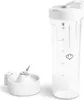 A white blender cup and its blade attachment are shown against a white background. Produktbild-Vorschau