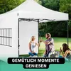 VONROC Pavillon 3x3m wasserdicht stabil - Partyzelt EasyUp Produktbild-Vorschau 3