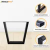 MetaloPro Tischbeine Atria Lite Extreme – 2x Schwarze Produktbild-Vorschau 2