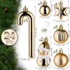 BRUBAKER 24 Stück Christbaumschmuck Gold - Weihnachtskugel Produktbild-Vorschau 2