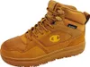 A single brown Champion utility mid-cut shoe is shown against a white background. Produktbild-Vorschau