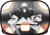 Warrior Mini-pop-up-netz-set Orange  Orange One Size Produktbild-Vorschau 3