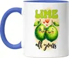 Lime All Yours Tasse Blau Limetten Liebe Niedlich Produktbild-Vorschau 1