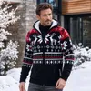 Nebulus Norweger Jacke Hoodie met teddyvoering, model Productafbeelding-voorbeeld 7