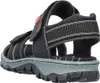 Rieker Damen Trekkingsandalen schwarz, Damen:37 EU Produktbild-Vorschau 5