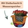 2er Set Blumentopf zum Hängen Outdoor Blumenampel Außen Produktbild-Vorschau 4