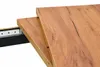 INSPIRO Esstisch ausziehbar Eiche Kraft/Schwarz – pflegeleichte Tischplatte Produktbild-Vorschau