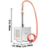 A portable propane forge with dimensions indicated by measurement lines and text. Anteprima dell’immagine prodotto
