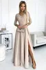 Numoco Formelle Frauenkleider Amber beige L Produktbild-Vorschau 1