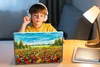 MuchoWow® Laptop Aufkleber Sticker Cover Malerei - Ölfarbe Produktbild-Vorschau 3
