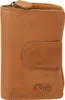 Damen Geldbörse Leder Cognac mit RFID-Schutz, 10 Produktbild-Vorschau 1