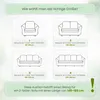Elastischer Jacquard-Bezug für 2-Sitzer Sofa, Couch oder Produktbild-Vorschau 3