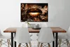 MuchoWow® Gerahmtes Poster Gold - Lippen - Kunst - Gold - Produktbild-Vorschau 2