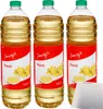 Three bottles of cooking oil on a white background. Produktbild-Vorschau