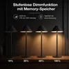 LED Tischlampe kabellos mit Akku - 360° Drehbar Touch Produktbild-Vorschau 3