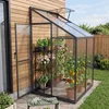 QEENTOE Tuinkas, aluminium, 1,37 m², 125x110x195 cm, 4 mm Productafbeelding-voorbeeld 9