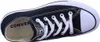 A top-down view of a black Converse All Star sneaker. Voir les images du produit