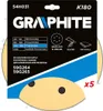 GRAPHITE Carta abrasiva velcrata 225 mm, K180, 5 pezzi, con Anteprima dell’immagine prodotto 11