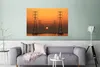 MuchoWow® Poster Strommasten und ein Sonnenuntergang in Produktbild-Vorschau 5