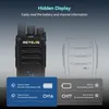 A comparison of a Retevis walkie-talkie with a hidden display versus a generic walkie-talkie with a hard-to-read display. Produktbild-Vorschau