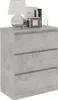 vidaXL Príborník betón sivý 60x35x76 cm odvodený výrobok z Náhľad obrázku produktu 3