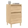 vidaXL Nachttische 2 Stk. Sonoma Eiche 40x35x70 cm - Produktbild-Vorschau 5